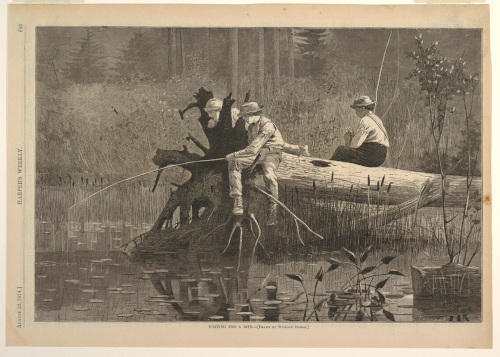 Waiting for a bite, 1874 - Winslow Homer